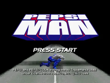 Pepsiman (JP) screen shot title